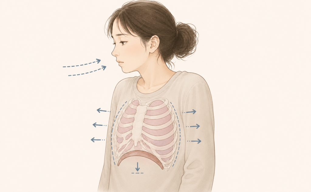 吸えない身体の女性のイメージ